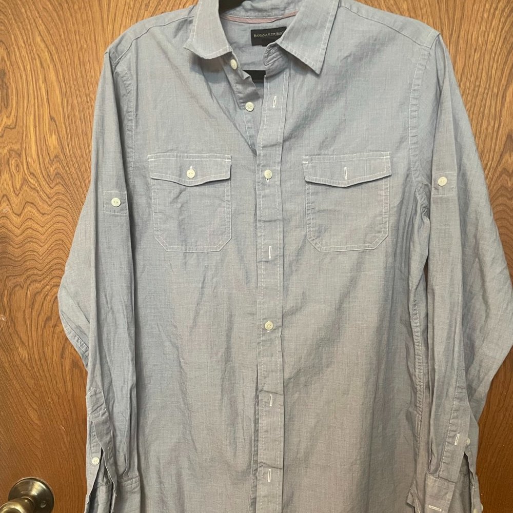 Mens Banana Republic M Button Down Shirt